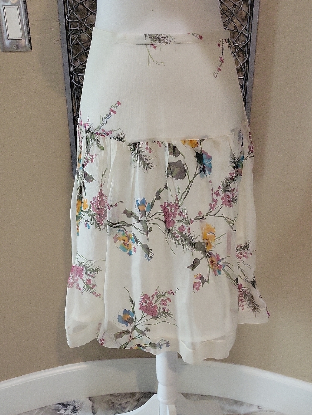 Boston Proper Silk skirt